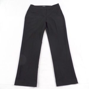 Ellen Tracy Black Dress Pants Flat Front Stretch 8